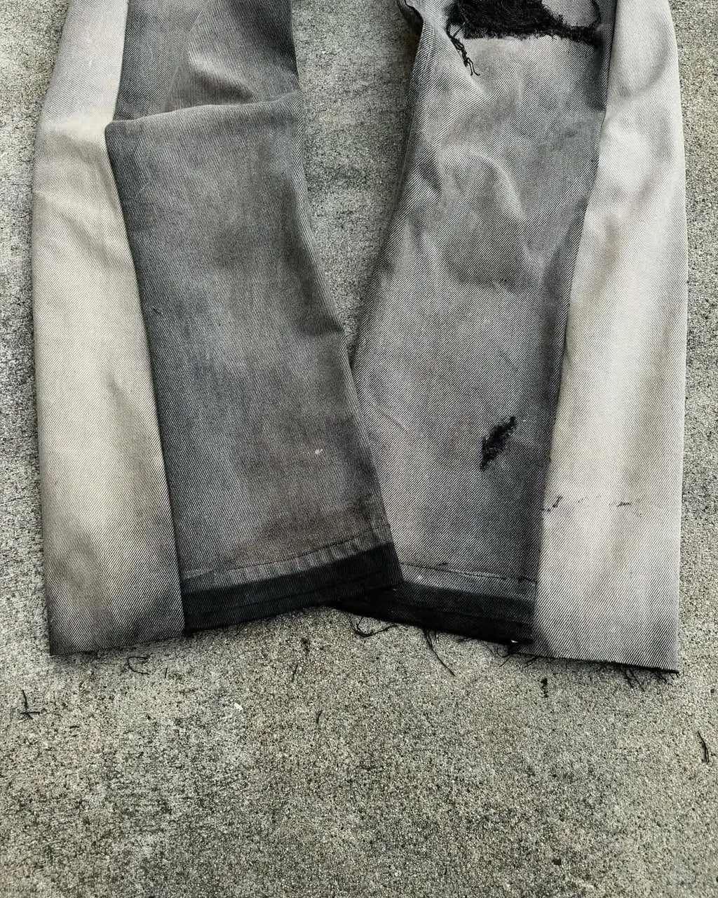American Hip Hop Mens Jeans High Waist Frayed Patchwork Embroidery Micro Flared Jeans Spring Street Clothing Loose Floor Pants - Matrix Studios