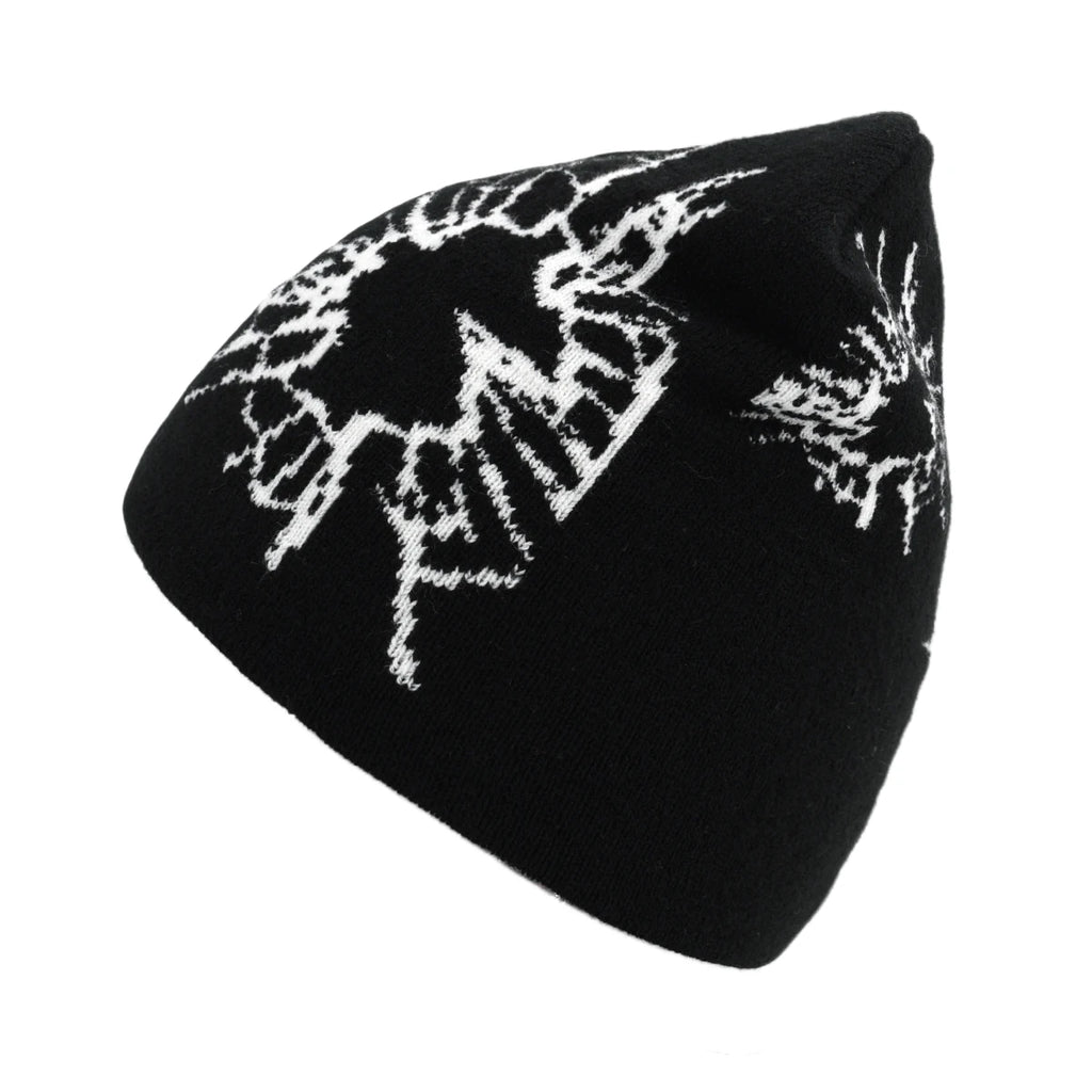Y2K Letter Butter Knit Hats Skullies Beanies Autumn Winter Warm Hat Men Women Hip Hop Quality Skiing Cap Cycling Windproof New