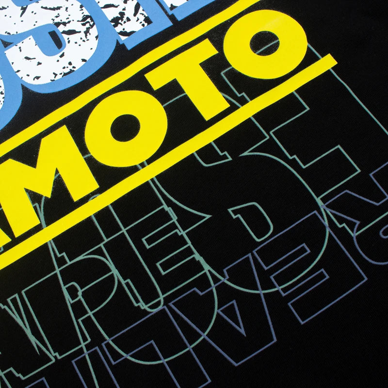 Europe America Trend Street Brand Satoshi Nakamoto T Shirts Colorful Letter Prints Washed Short-sleeved Men Women Loose Top Tee - Matrix-studios.com