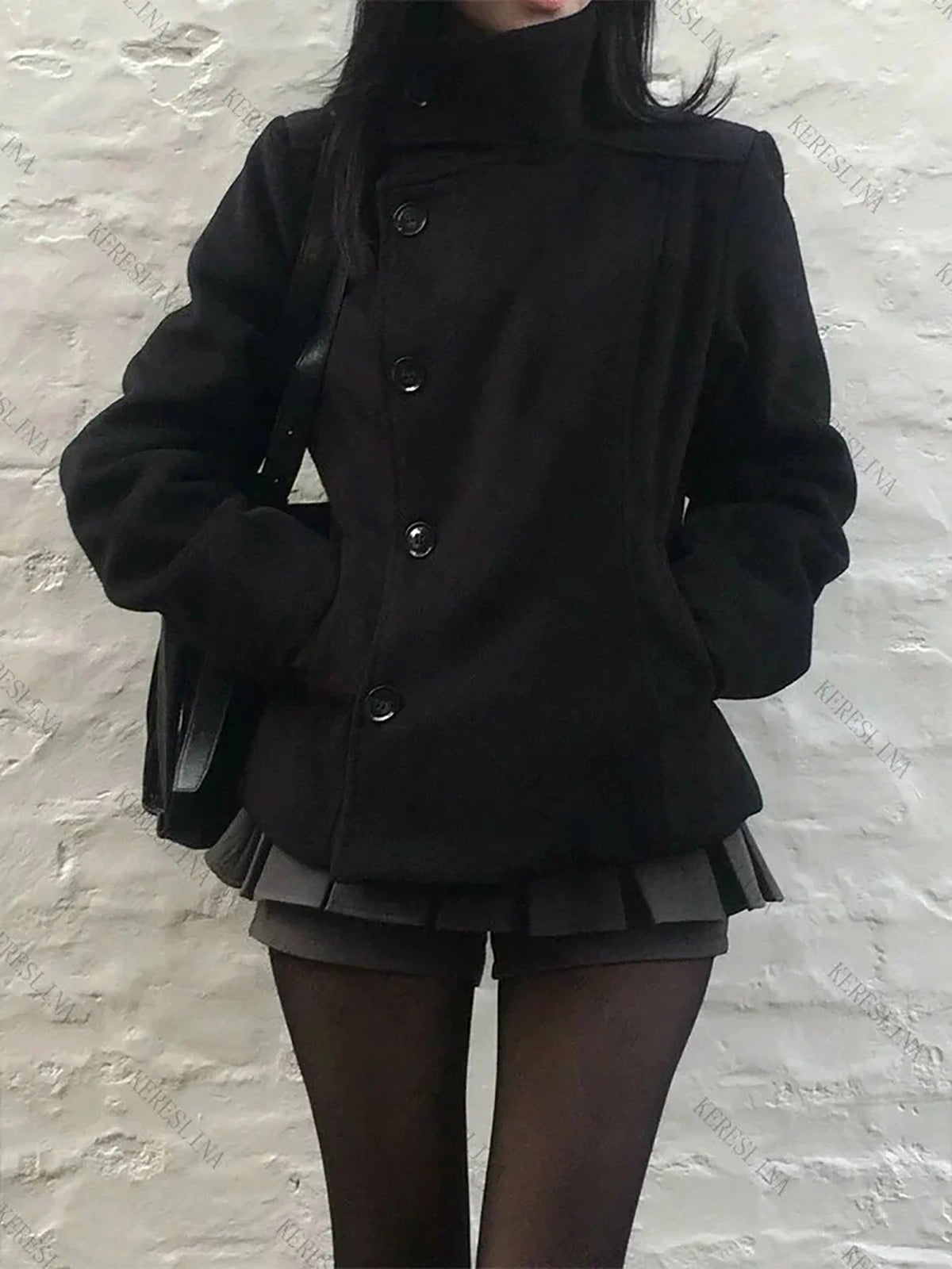 Retro Thick Coat 2026 Summer Autumn Fashion Casual Loose Coat Top - Matrix-studios.com