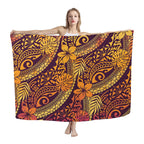 Summer Custom Sarong Rugby Team LOGO Polynesian Tribes Print Multi Wear Beach Sarong Swimsuit Wrap Lavalava Sarong Men Cover - Matrix Studios