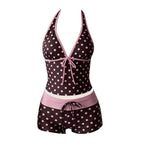 Women'S Swimsuit 2 Piece Polka Dot Tankini Swimsuit For Women Cute Bikini Top With Boyshorts Triangle Bathing Suit For Women - Matrix-studios.com