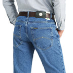 Men Business Jeans Classic Spring Autumn Male Cotton Straight Stretch Brand Denim Pants Summer Overalls Slim Fit Trousers 2021 - Matrix Studios