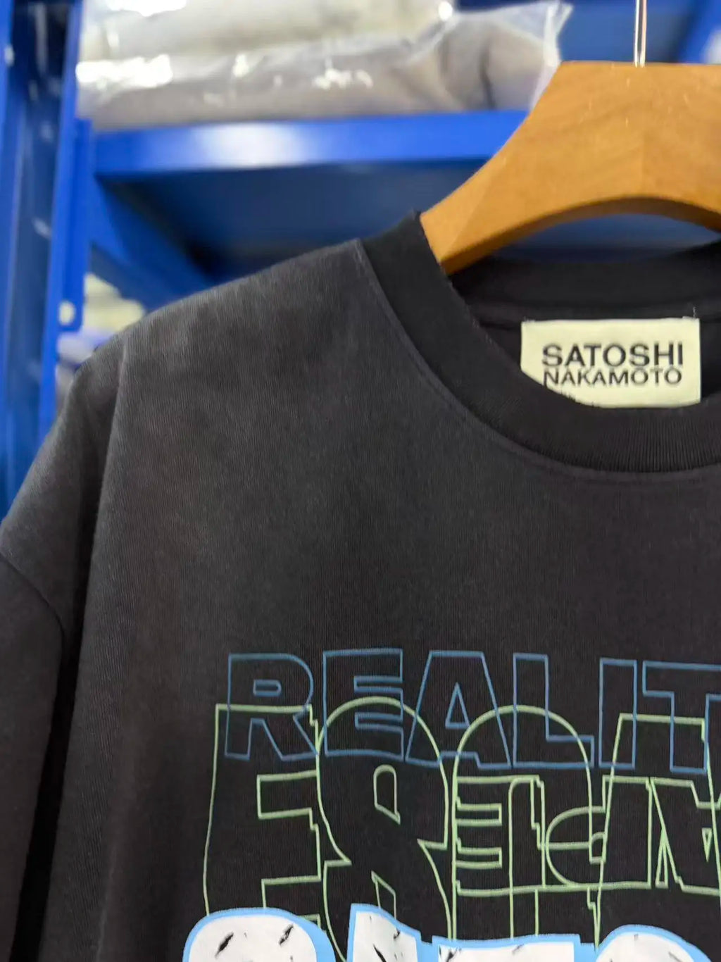 Washed Satoshi Nakamoto ESCAPE REALITY T Shirt Men Women Tee Tops T-Shirt - Matrix-studios.com