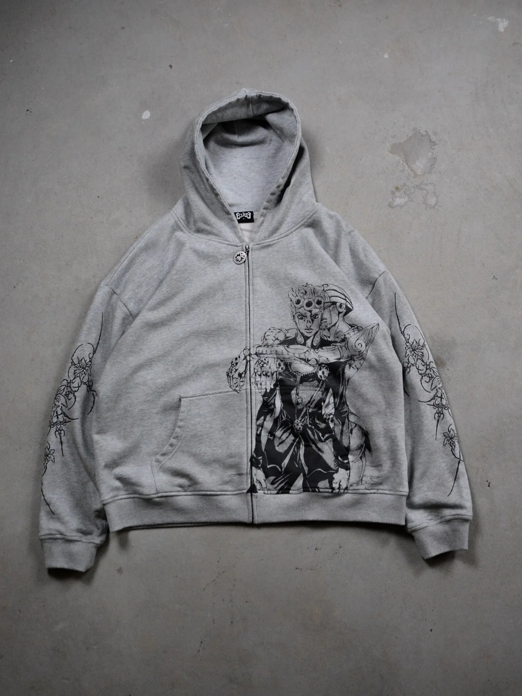 Y2k Stands Hiphop Jojo Bizarre Adventure Hoodies Harajuku Oversized Mens Womens Zipper Hoodie Hip Hop Couple Street Sweatshirt - Matrix Studios