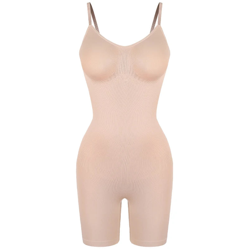 New Bodysuit Shapewear Women Tank Top Tummy Control Full Body Shaper Anti Chafing Shorts Slimming Waist Trainer Butt Lifter - Matrix-studios.com