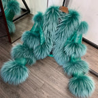 Fur Bomber Ladies New Fashion Jacket Crocdile Sheep Leather With Natural Fur 3573 - Matrix Studios