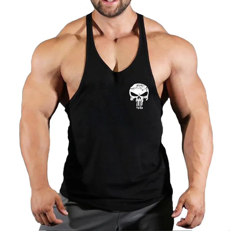 Men's Clothing Gym Vest Vests Bodybuilding Man Top for Fitness Stringer Sleeveless Sweatshirt T-shirts Suspenders Man Clothes - Matrix Studios