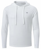 Summer Men's Long Sleeve UPF 50+ Hoodie T-Shirts, Rash Guard Quick Dry T-shirt Outdoor Sport Running Pullover - Matrix Studios