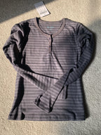 Pink Striped Long Sleeve T-shirt Shorts Set Woman Buttons Slim Tees+Elastic Straight Short Pant Cotton Home Pajama 2 Piece Sets - Matrix-studios.com