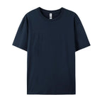 Loose Cotton Solid Tshirts Men Woman Short Sleeve Fashion Brand Trend Couple Clothing Tees Customized Candy Color Summer Tops - Matrix Studios