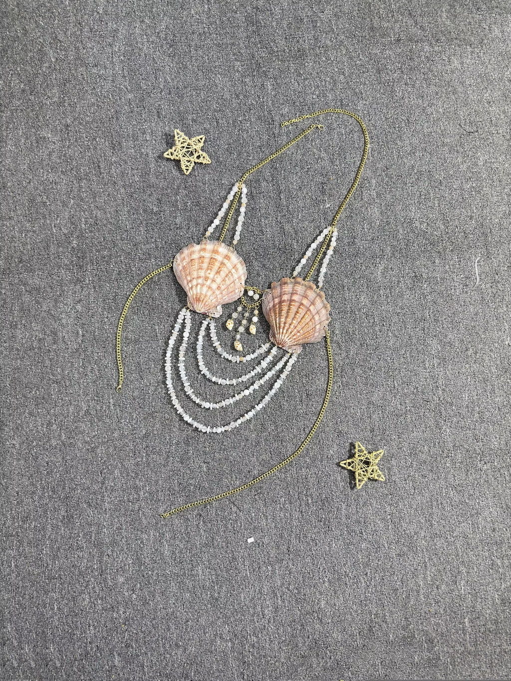Sexy Women Handmade Shell Lingerie Tide Temperament Women Hundred Tank Corset Body Chain Hanging Neck Bikini Top - Matrix Studios