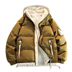 2025 Autumn/Winter thicken Parka Coat men New style Fashion Casual Loose style Comfortable down jacket Thick Warm coat for man - Matrix Studios