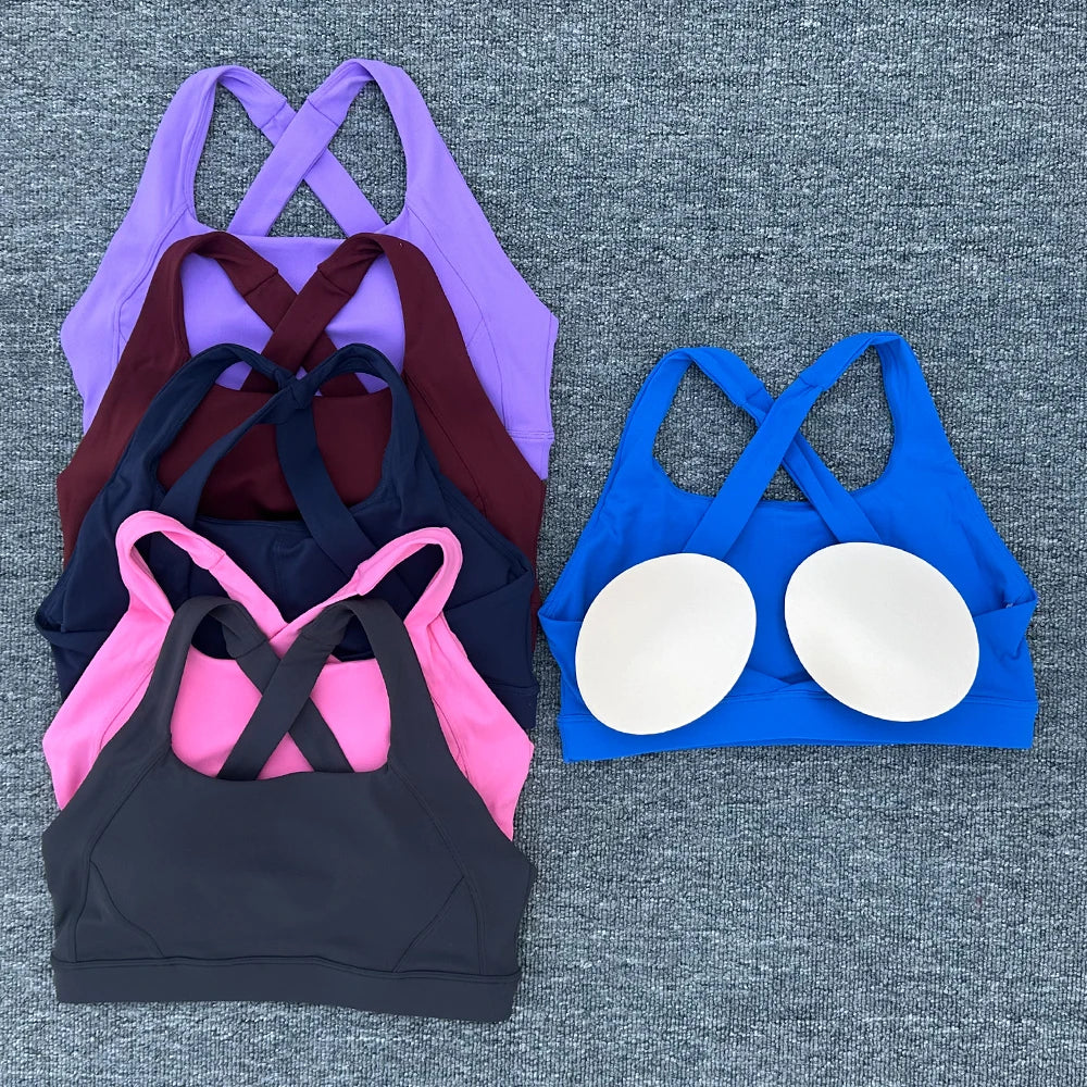 Women Sports Bra Cross Gym Top Women Training Running Yoga Bra Stretch Women Workout Underwear Fitness Sexy Yoga Clothes - Matrix Studios