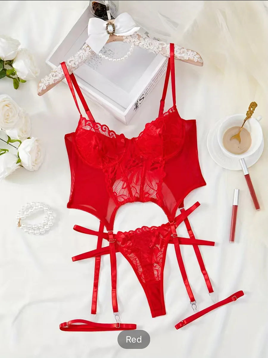 Sexy Set Womens Underwear Exotic Emotional Bra Set Embroidered Print Brassiere Lingerie Set Women's Set Push Up Thin Bralette - Matrix-studios.com