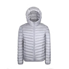 Down Jacket Men's 2024 New 90% White Duck Down Super Light Down Jacket Men's Lightweight Thermal Coat Hooded Feather Coat - Matrix Studios