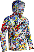 Fishing shirt Hooded sweatshirt for Fishing UV hoodie clothing Camiseta De Pesca men's clothing hooded top black white yellow - Matrix Studios