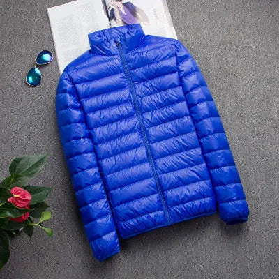 New Autumn And Winter Down Jacket Men's Fashion Hooded Super Light Warm Slim Coat Down Jacket Men's Coat - Matrix Studios