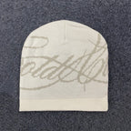 Warm Jacquard Letter Knitted Woolen Hat for Men And Women Autumn Winter Street Leisure Fashion Hat