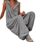 High Quality 2023 Spring Autumn Casual Women's Fashion Cotton Overalls Bohemian Stripe Casual Overalls - Matrix Studios