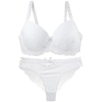 Nouvell Seamless Sexy Lace Pus Up Bras Panties Sets 34/75 36/80 38/85 40/90 42/95 44/100 BCDE Underwear Plus Size Lingerie - Matrix-studios.com