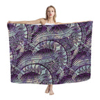 Summer Custom Sarong Rugby Team LOGO Polynesian Tribes Print Multi Wear Beach Sarong Swimsuit Wrap Lavalava Sarong Men Cover - Matrix Studios