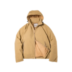 Maden Hooded Down Jacket for Men Winter Thickened Matte Glossy Fabric Parka Outdoor Warm Coat Versatile Outerwear Black Jacket - Matrix Studios