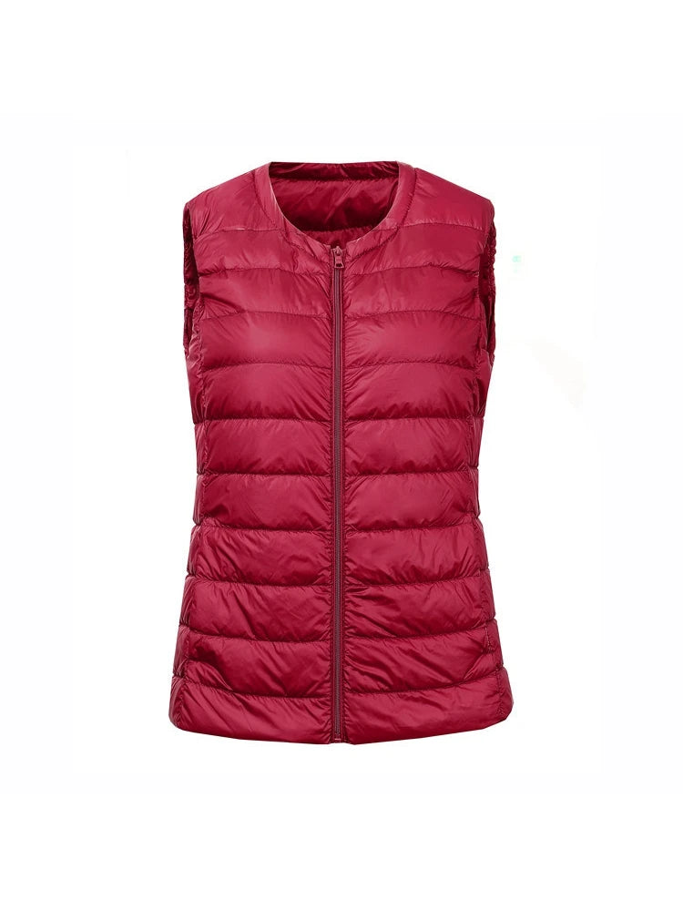 NewBang Brand 7XL 8XL Large Size Waistcoat Women's Warm Vest Ultra Light Down Vest Women Portable Sleeveless Winter Warm Liner - Matrix Studios