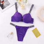 Women's Lingerie Set Sexy Breathable Soft Versatile Shapewear V Sexy Lingerie Bra and Panty Set Push Up Classic - Matrix-studios.com