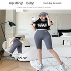 M L XL High Waist Yoga Shorts Quick Dry Workout Tights Butt Lifting Tummy Control Women Stretch Gym Leggings Outdoor Wear - Matrix Studios