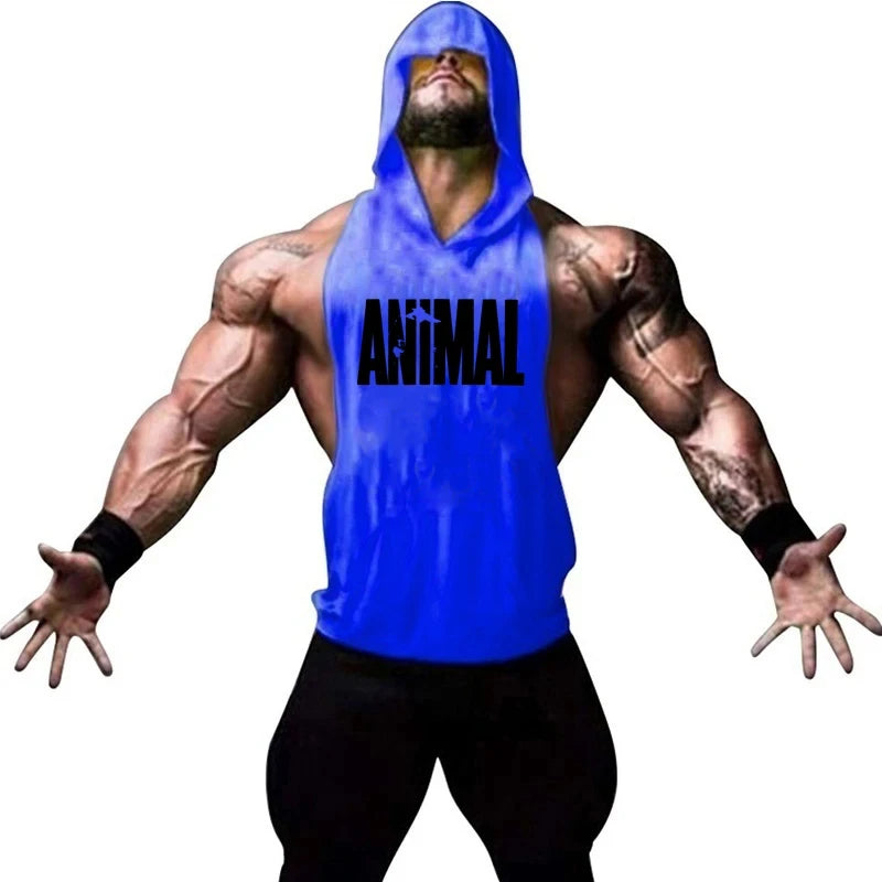 Men's Vest Sleeveless Sweatshirt Gym Top Men Man Sleeveless Shirt Bodybuilding Fitness Clothing T-shirt Singlets Singlet Clothes - Matrix Studios