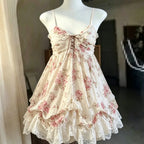 Casual Beach Style 2 Piece Skirt Sets Women Y2k Crop Top Vest + Mini Skirts Sweet Elegant Kawaii Vintage Suits Korean Fashion - Matrix-studios.com