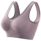 Women's Seamless Push-Up Bra Sports Bralette Non-wire Crop Top Solid Sexy Lingerie No-Pads Breathable Plus Size Tank Bra S-5XL - Matrix Studios