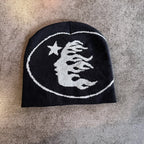 Printed Knit Hat Fashion Hip-Hop Trendy Winter Warm Knit Hat Unisex Pullover Hat