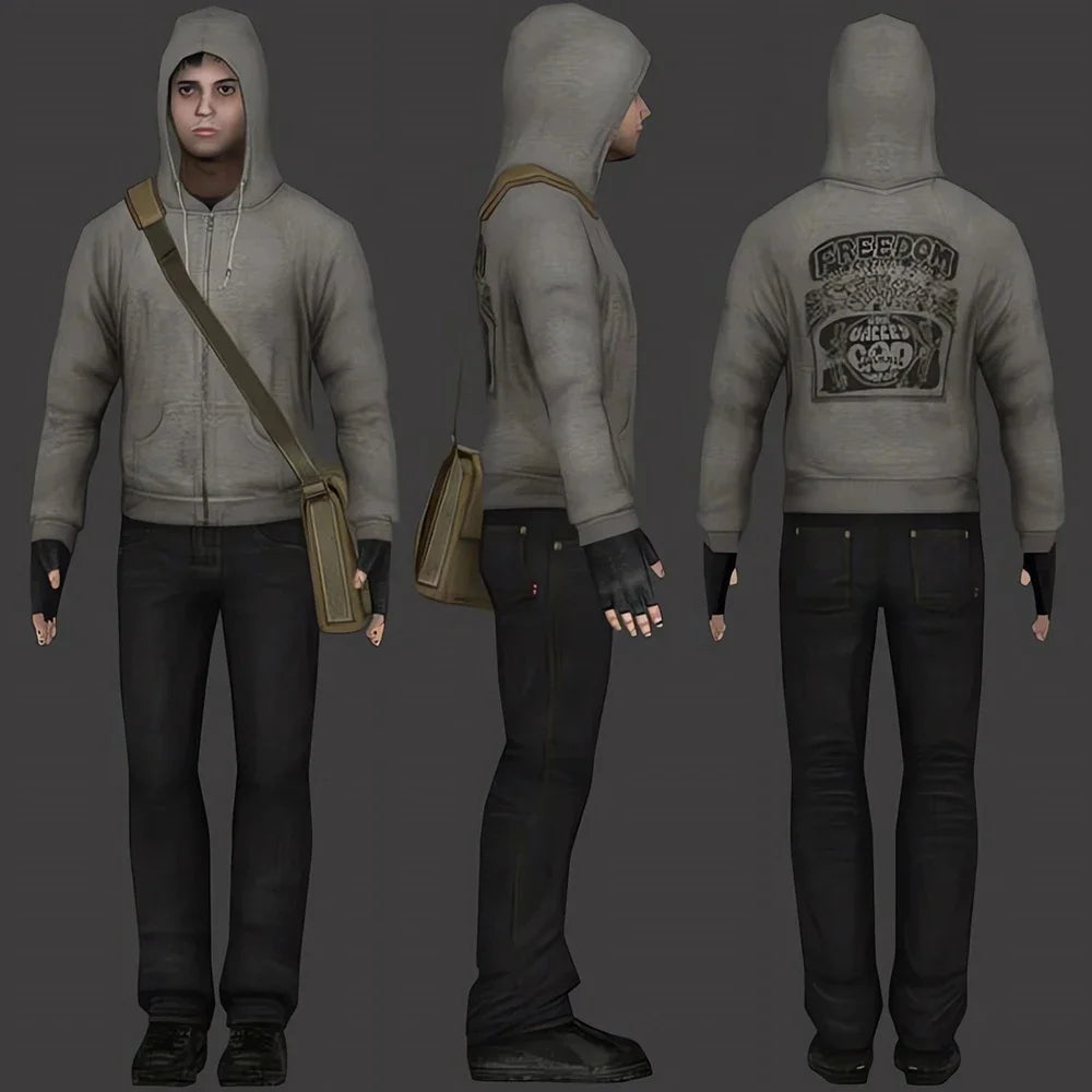 Simon Henriksson Zipper Hoodie "Scream of Fear" Simon's Role Playing Sweatshirt Autumn/Winter Gamer Gift Fashion Aesthetic - Matrix Studios