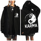 KPOP The 4th Album KARMA FELIX HAN BANGCHAN CHANGBIN HYUNJIN SEUNGMIN LEE KNOW Zip Up Women/Men Hoodie Sweatshirt Couple Clothes - Matrix Studios