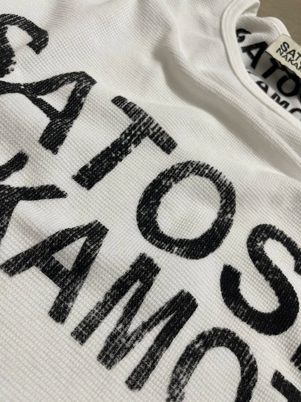 White Waffle Long Sleeve Satoshi Nakamoto T Shirt Men Women High Quality Tee Tops T-Shirt - Matrix-studios.com