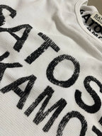 White Waffle Long Sleeve Satoshi Nakamoto T Shirt Men Women High Quality Tee Tops T-Shirt - Matrix-studios.com