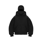 2025 Autumn Men Balaclava Y2K Gothic Harajuku Winter New Item Double Hooded Sweatshirt Men's Hooded Mask Zipper Sportswear Women - Matrix Studios