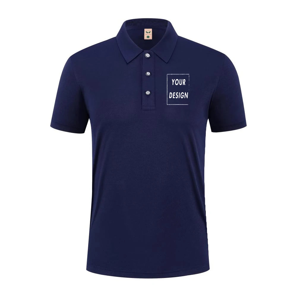 2025 Summer Causal Polo Shirt Custom Logo Printed Text Picture Brand Embroidery Personal Design Breathable Men And WomenTops - Matrix-studios.com