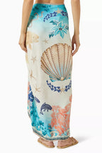 Women's Beach Sarongs Chiffon Floral Printed Sexy Pareo Swim Skirt Wraps summer Bathing Suits Dropshipping Factory Supply - Matrix Studios