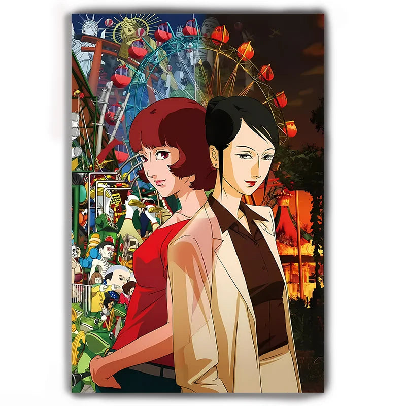 Classical Neo-futurism Japanese Anime P-Paprika K-Kon Satoshi Anime Wall Art Decor Poster Home Living Room Bar Garage Cafes - Matrix-studios.com