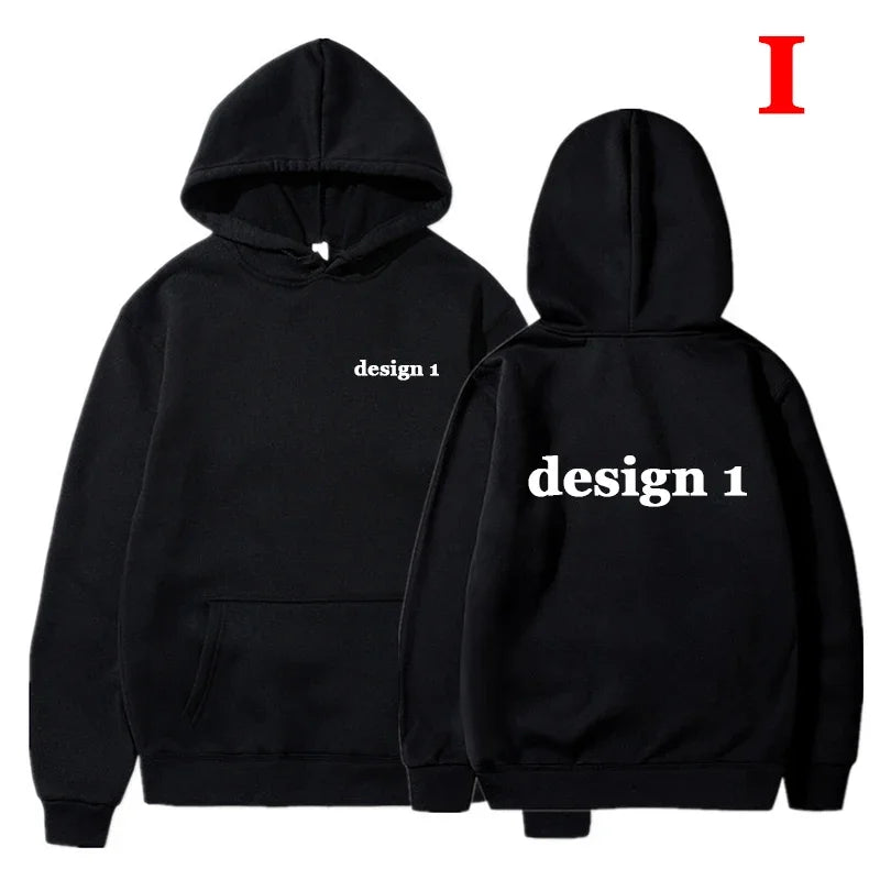 Men Hoodies Loose Casual Clothing Women Fashion Long Sleeve Hooded Pullover Personality Design Streetwear Sweatshirts - Matrix Studios
