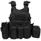 Nylon Chest Rig Molle Vest Multi-Functional Camouflage Molle Waistcoat Adjustable Men Women Combat Equipment for Outdoor Cycling - Matrix Studios