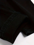 Slim-fit Men's Washed Jeans Casual Straight Leg Trousers for Men Dark Blue Jeans - Matrix Studios