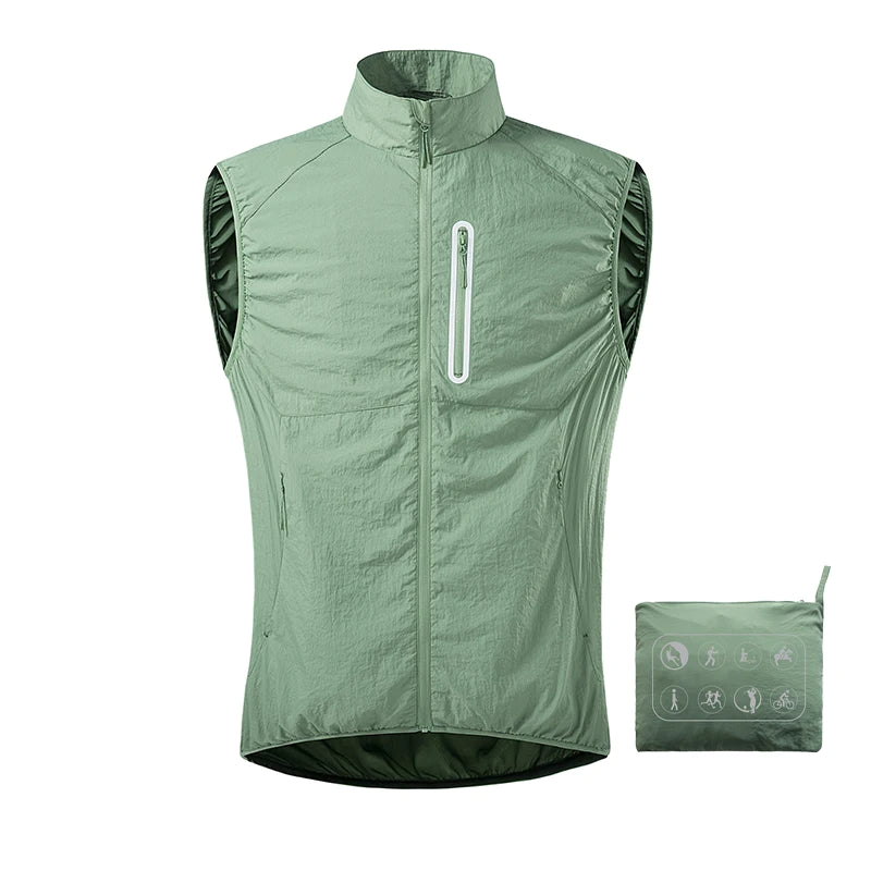 JNLN Men's Women's Fishing Vest Summer Mountaineering Camping Hiking Running Vests Waterproof Self-Storage Sleeveless Jacket - Matrix Studios