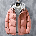 Winter Men's Padded Jackets Fashion Men Cotton Warm Down Hooded Parkas Coats Casual Men Thermal Windbreaker Coats Clothing 5XL - Matrix Studios