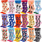 Novelty Woman Socks Harajuku Cotton Funny Happy Cartoon Cat Dog Pattern Unisex Socks Men Novelty Kawaii Socks - Matrix Studios
