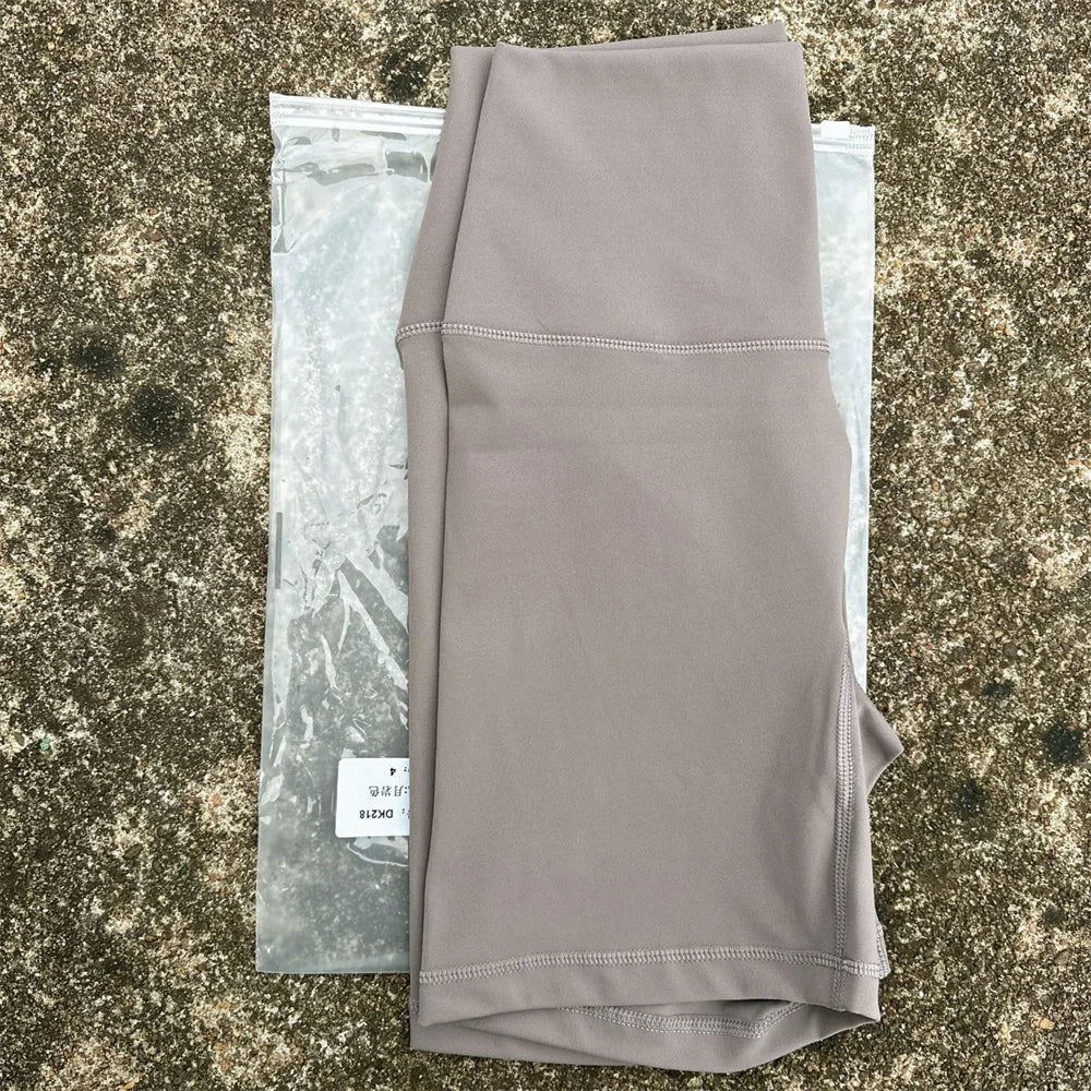 Solid Color High Waist Yoga Short Leg Cycling Women Fitness Sports Short Comprehensive Training Jog Squat Proof Internal Pocket - Matrix Studios
