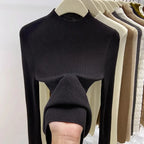 Autumn Winter Turtleneck Sweater Women 2026 Solid Slim Pullover Warm Casual Jumpers Korean Fashion Knitwear Base Layer Tops - Matrix Studios